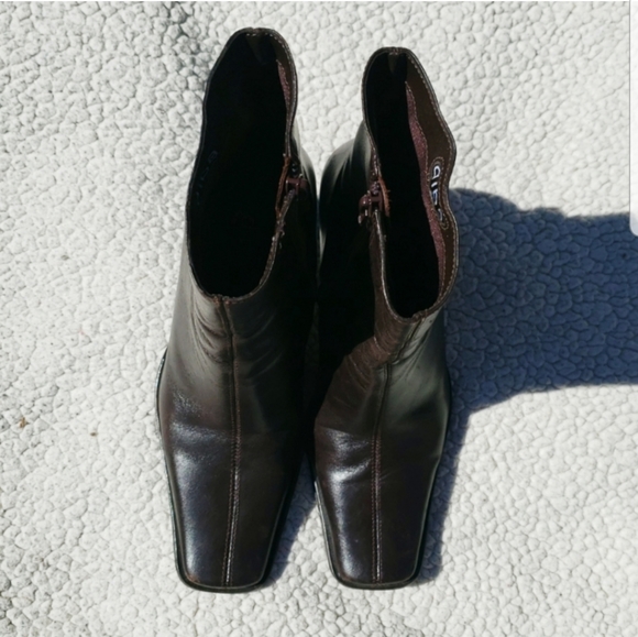 Diba Brown Booties - Picture 2 of 4